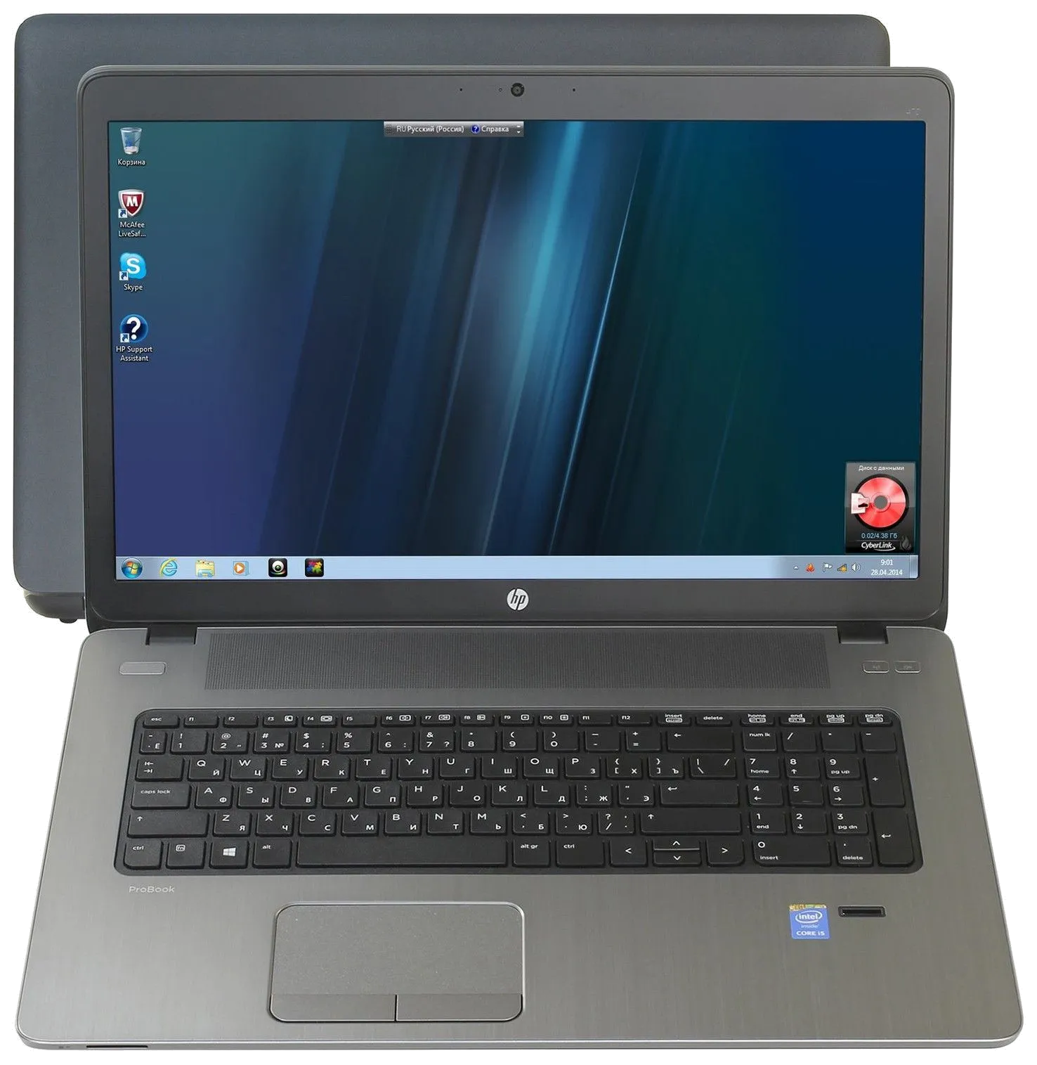 Чистка от пыли HP ProBook 470 G2